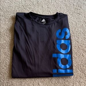 Adidas big boy grey dry-fit long sleeve T - size XL